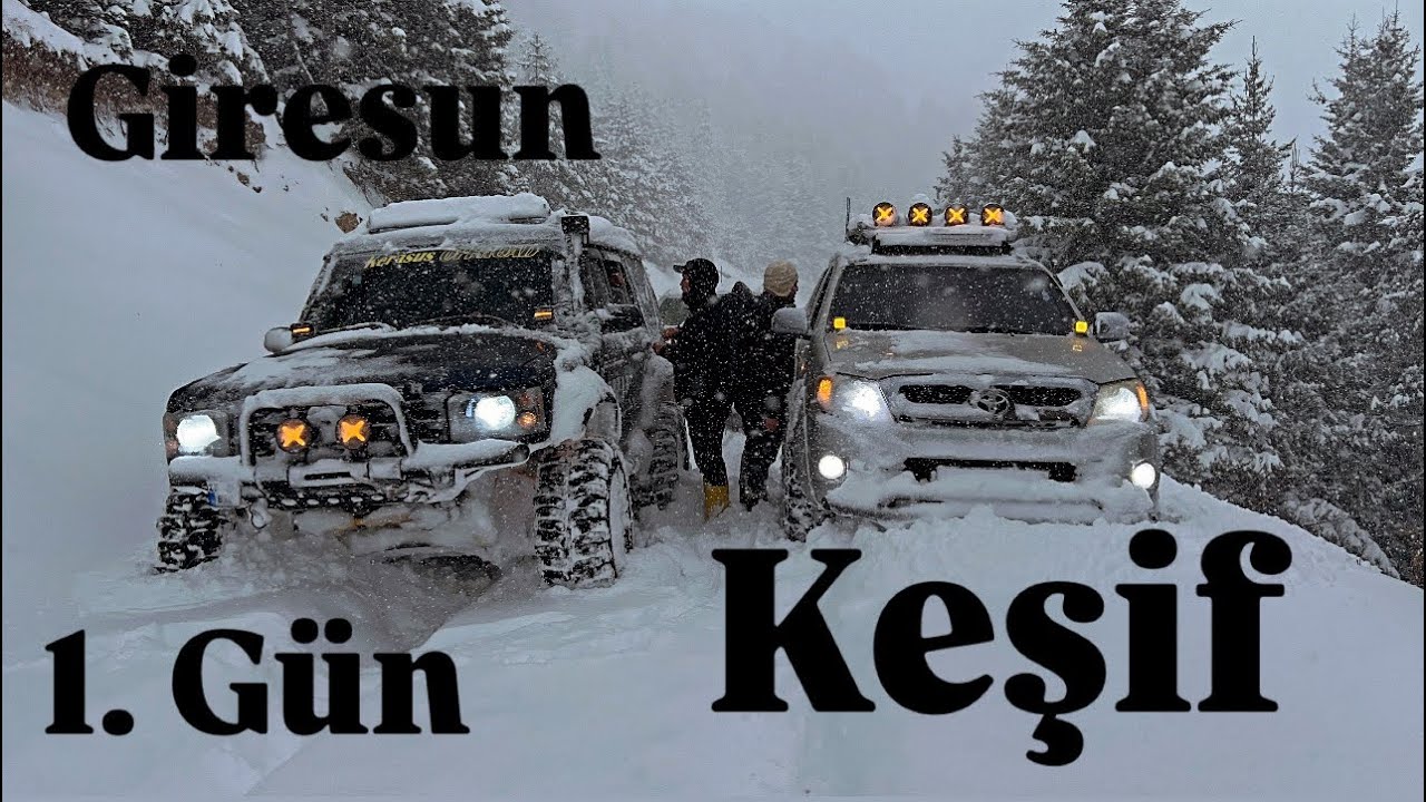 Giresun yaylalarında 1.Gün keşif 2.Gün mahsur kaldık. #4x4offroadrally #giresun #offroad #extreme4x4