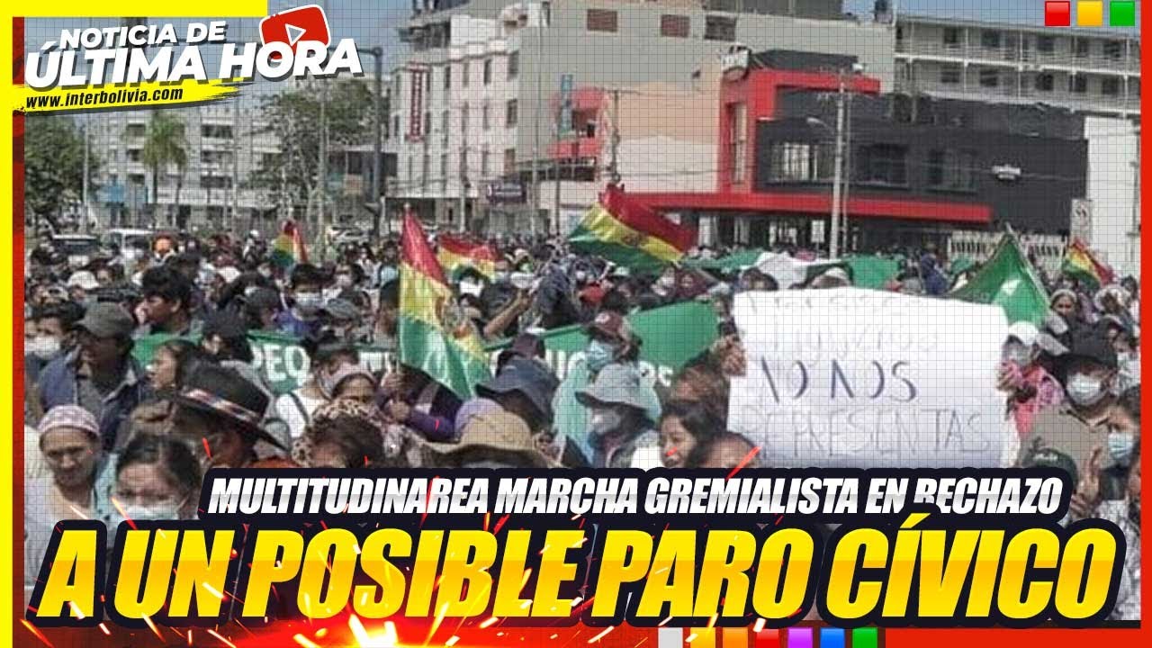 🔴 MARCHA EN RECHAZO AL CABILDO Y UN POSIBLE PARO EN SANTA CRUZ DE LA SIERRA
