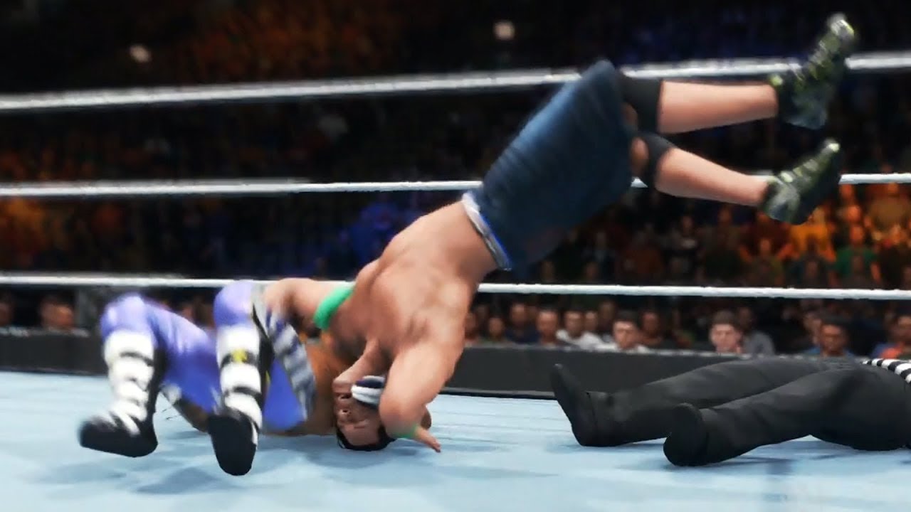 WWE 2K20 - Rey Mysterio vs John Cena - Gameplay (PS4 HD) [1080p60FPS]