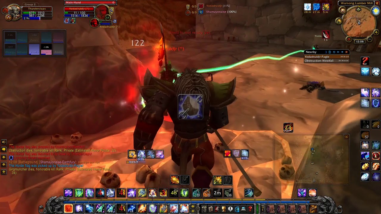 Classic WoW 39 Elemental Shaman Twink PvP