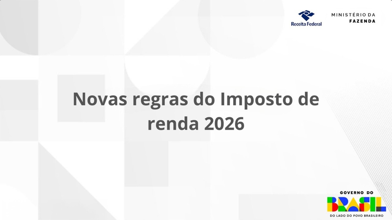 Novas regras do Imposto de Renda 2026