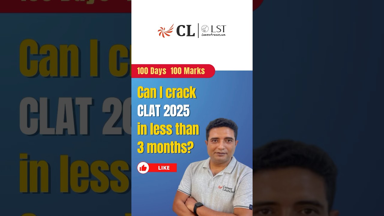 Is it possible to crack CLAT in less than 3 months? 