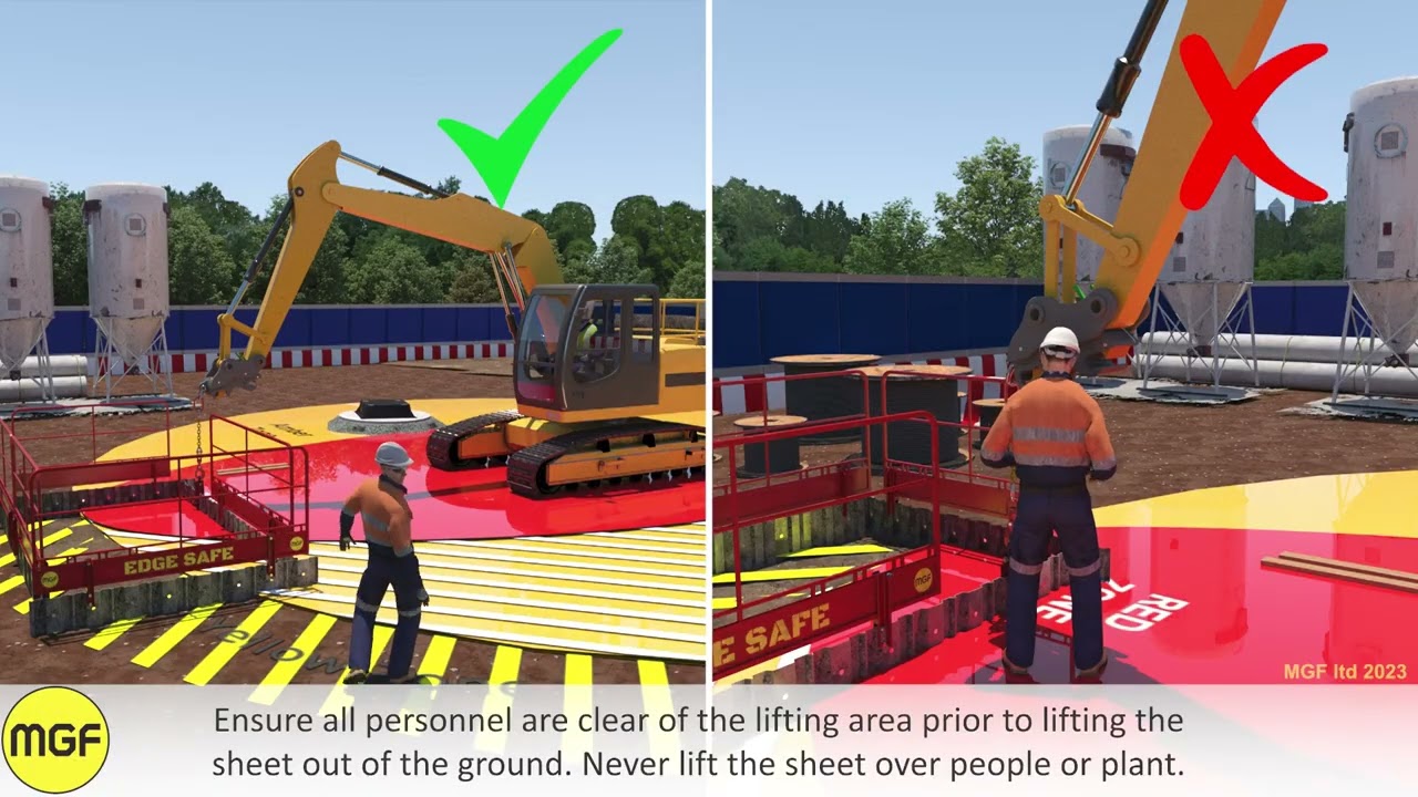 MGF | Trench Sheet Extractor | Safe System of Work