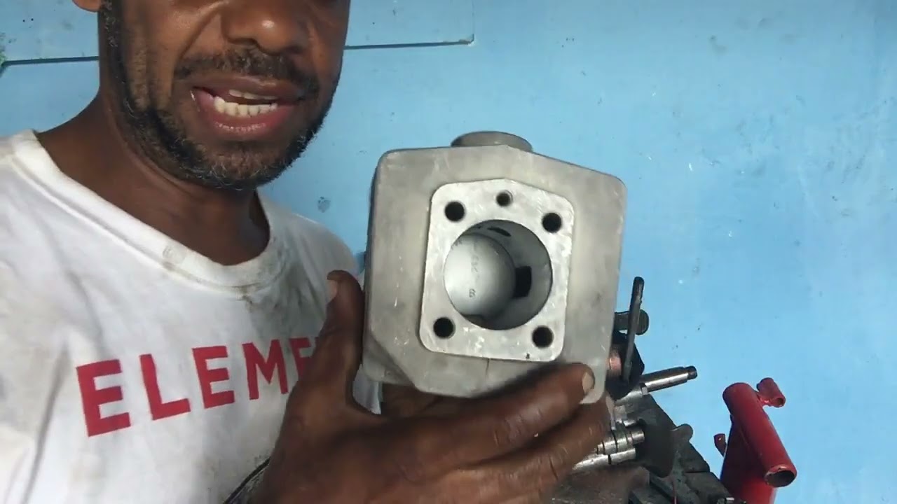 Montando Cilindro da Mobilete 75 cc