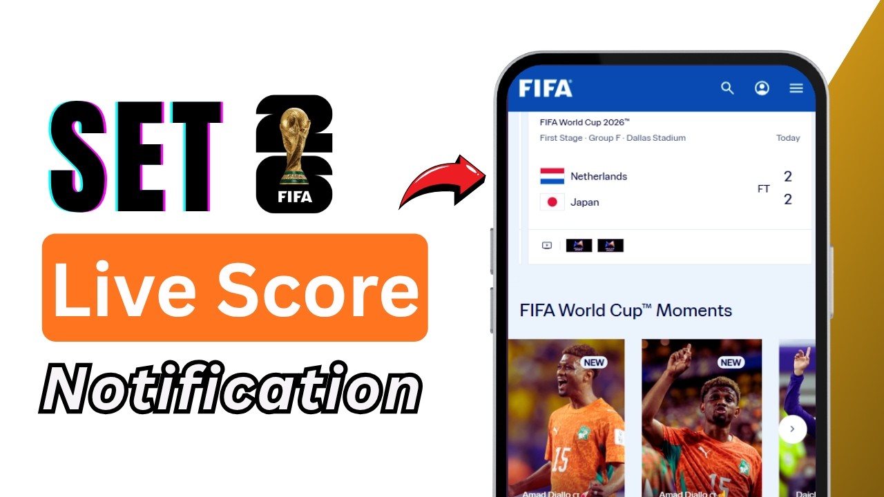 FIFA World Cup 2026: как настроить уведомления о счете матчей в прямом эфире
