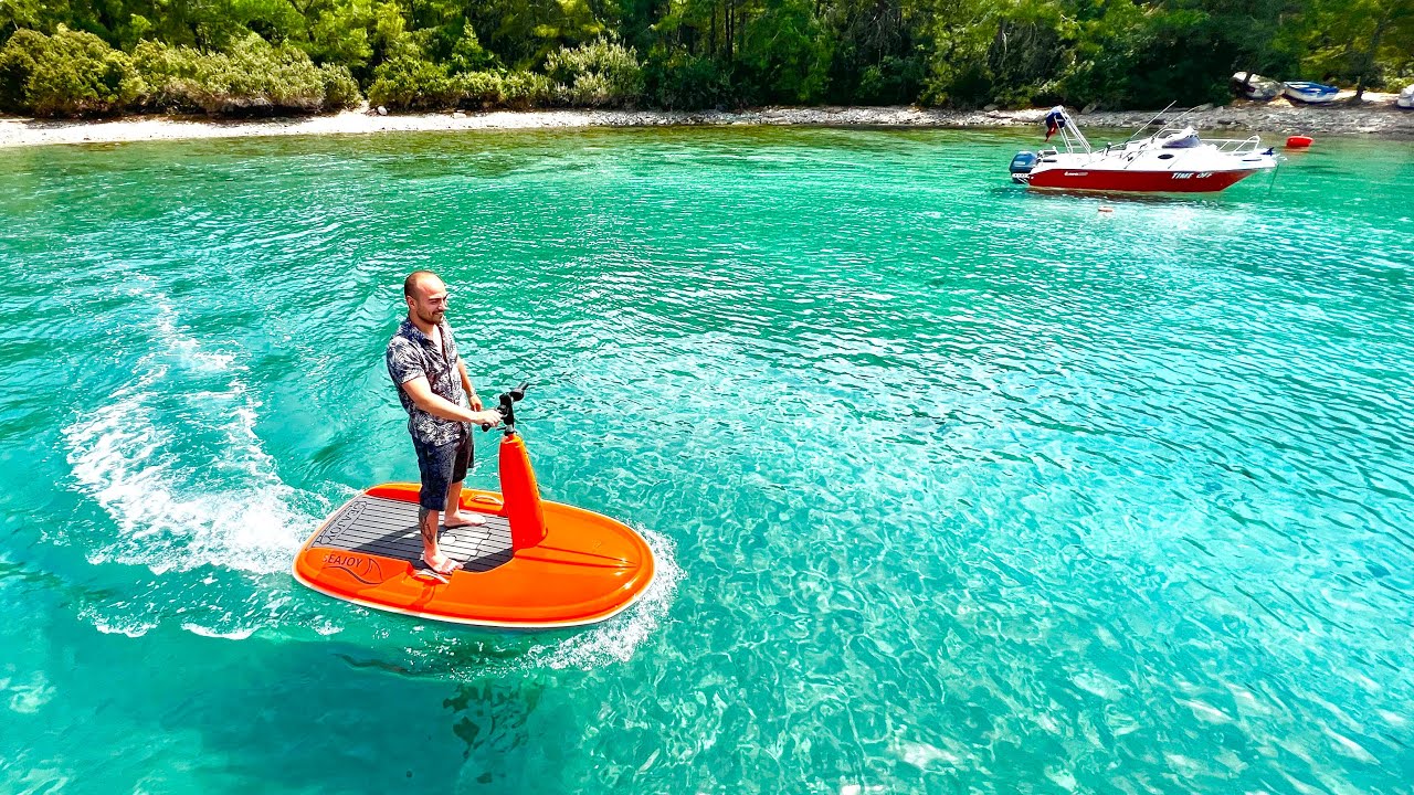 Kampta Deniz Oyuncakları Kullandık - OCEAN SEA SCOOTER | Böyle Bir Gün Doğumu Gördünüz mü?