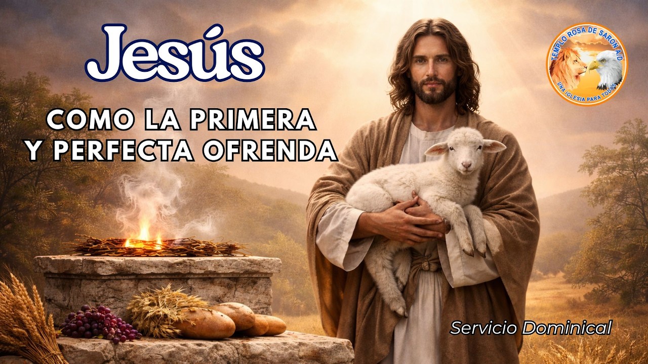 TEMA: JESÚS COMO LA PRIMERA Y PERFECTA OFRENDA│CULTO DE PRIMICIAS DOMINGO 08 DE FEBRERO 2026│EN VIVO