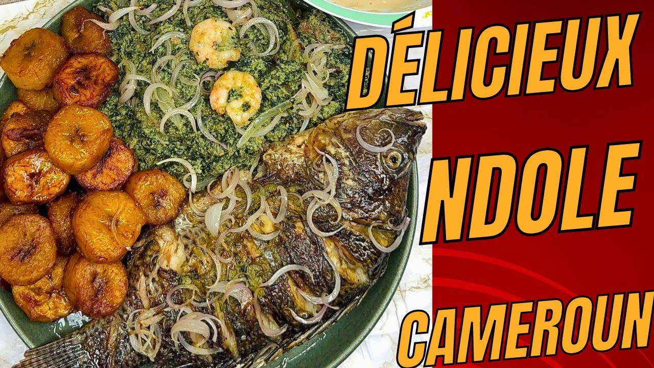 Cuisine camerounaise - ndole crevettes douala