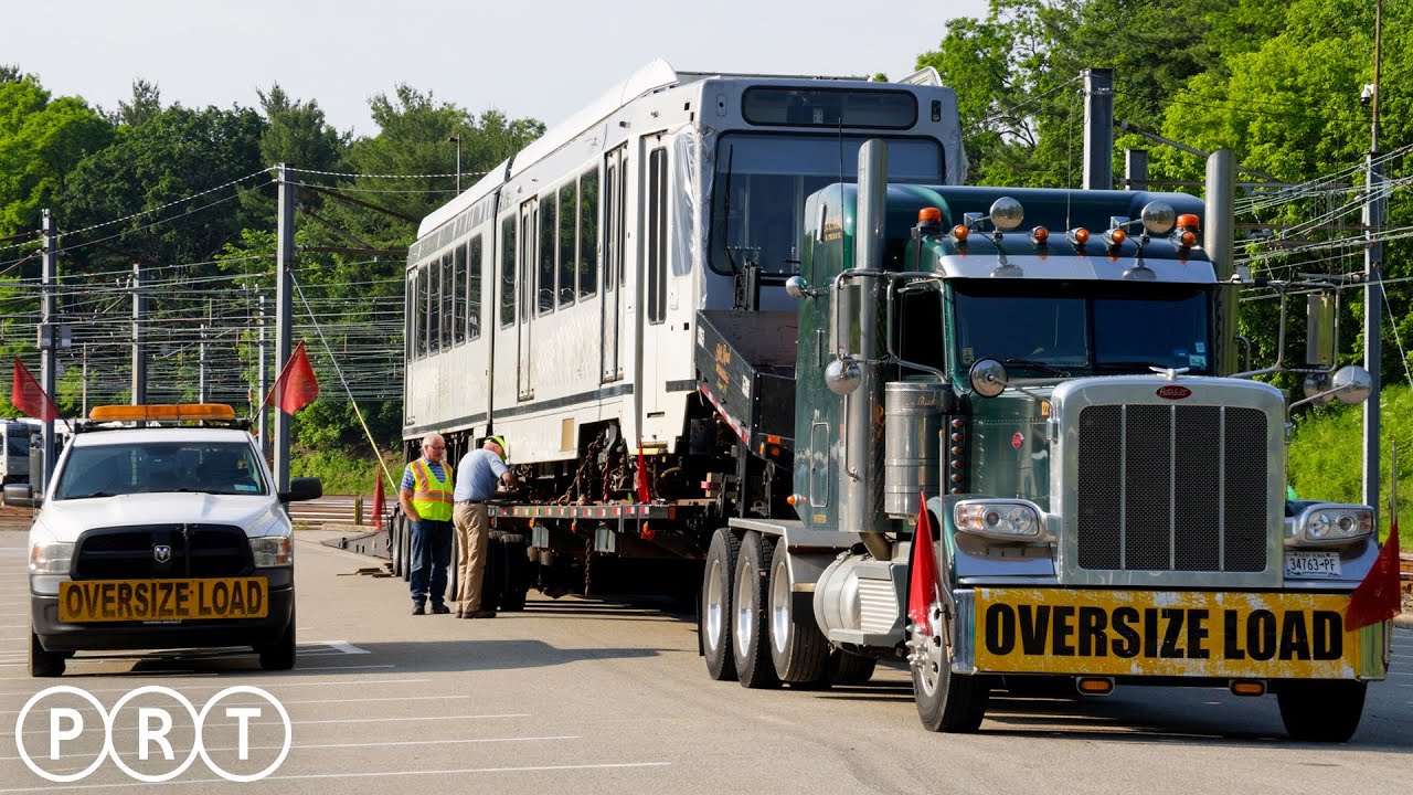 PRT Scraps Seven LRVs - Pittsburgh Regional Transit - Light Rail Vehicles