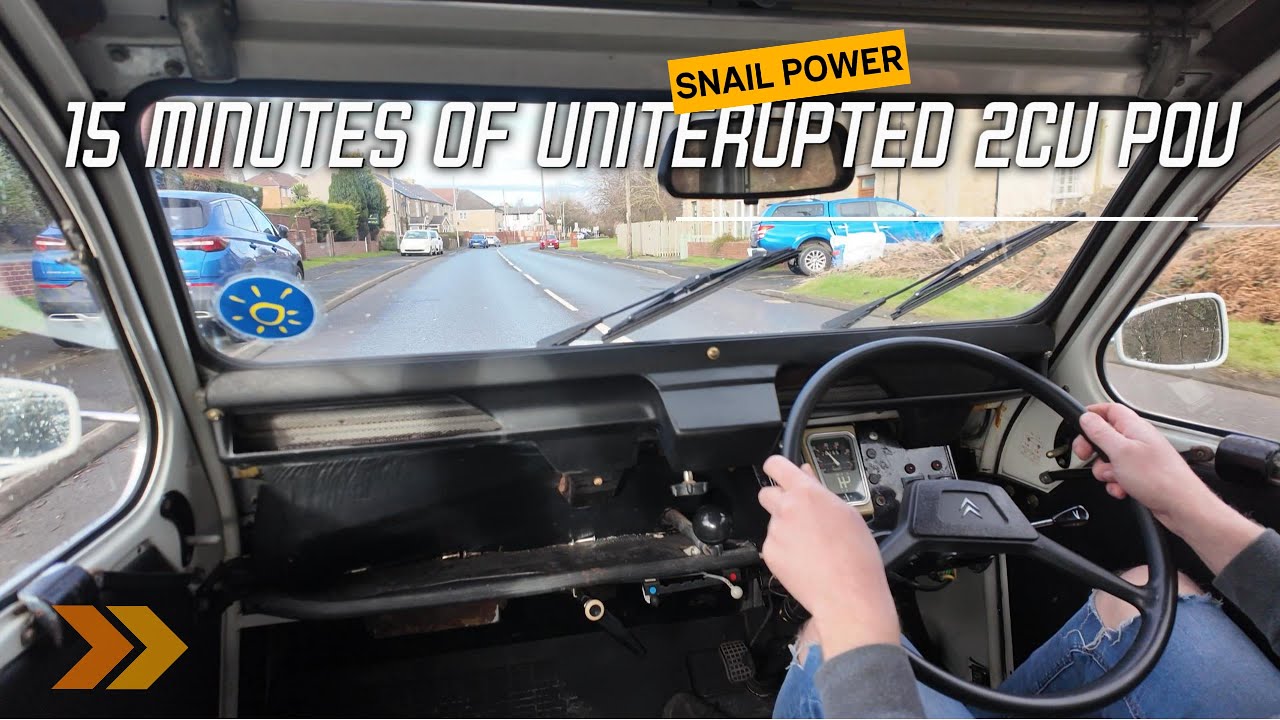 Citroen 2CV: 15 Minutes of classic car POV driving