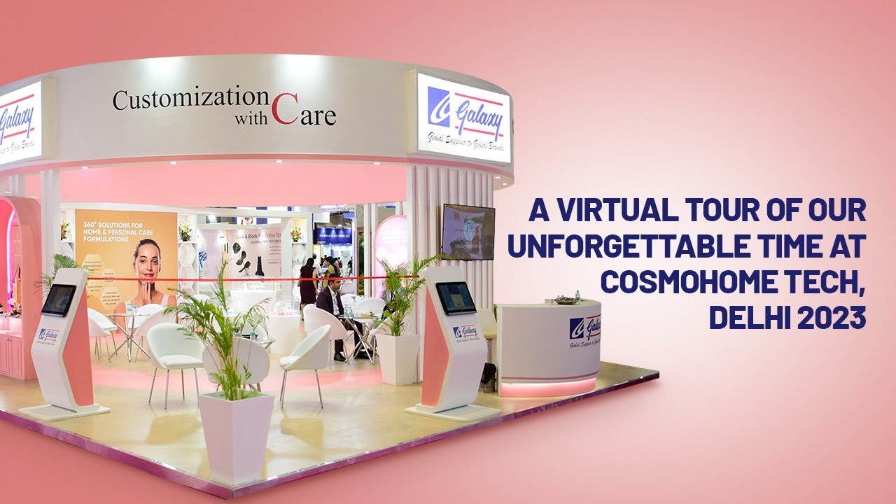 Virtual Tour of Galaxy Surfactants at CosmoHome Tech, Delhi 2023