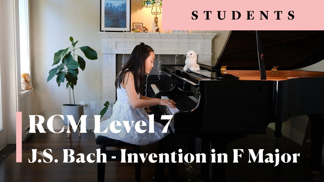 J.S.Bach - Invention no. 8 in F Major, BWV 779. RCM Level 7 (List A)