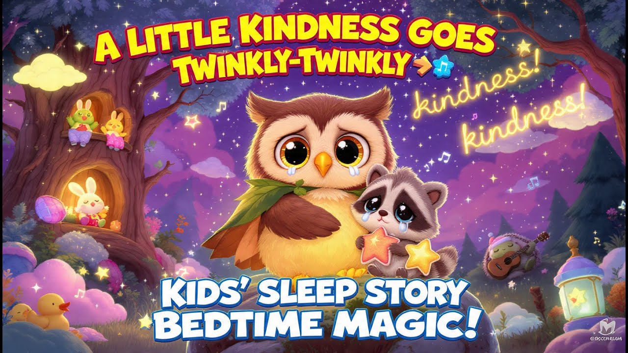 “A Little Kindness Goes Twinkly-Twinkly Far” 🌟 Kids’ Sleep Story