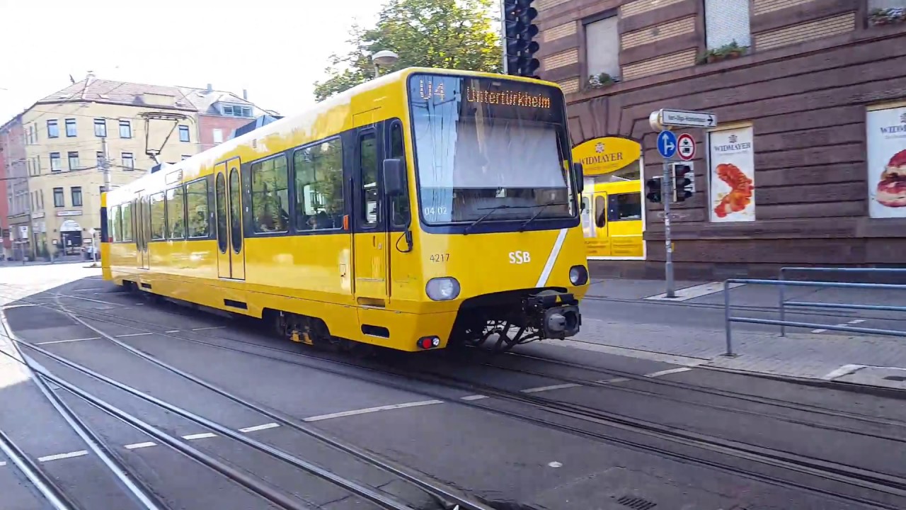 Stra&szlig;enbahn in St&ouml;ckach(Stuttgart)