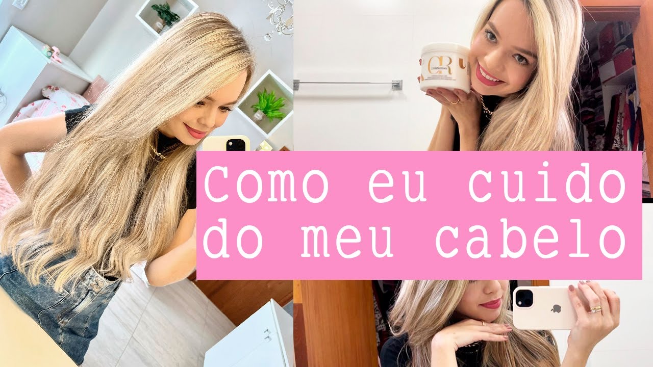 COMO EU CUIDO DO MEU CABELO LONGO E LOIRO | CRONOGRAMA | PRODUTINHOS E DICAS DE CABELO 💕