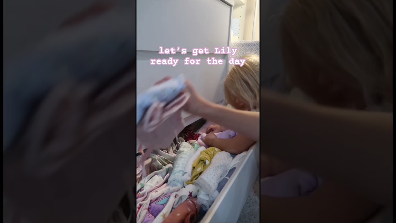 Getting Lily Ready for the Day #shorts #rebornroleplay #reborntoddler