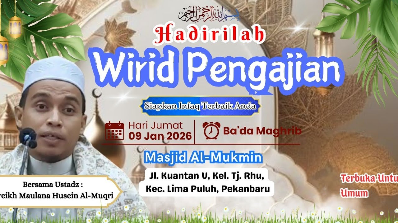 Live Ustadz Syaikh Maulana Husein Al-Muqri