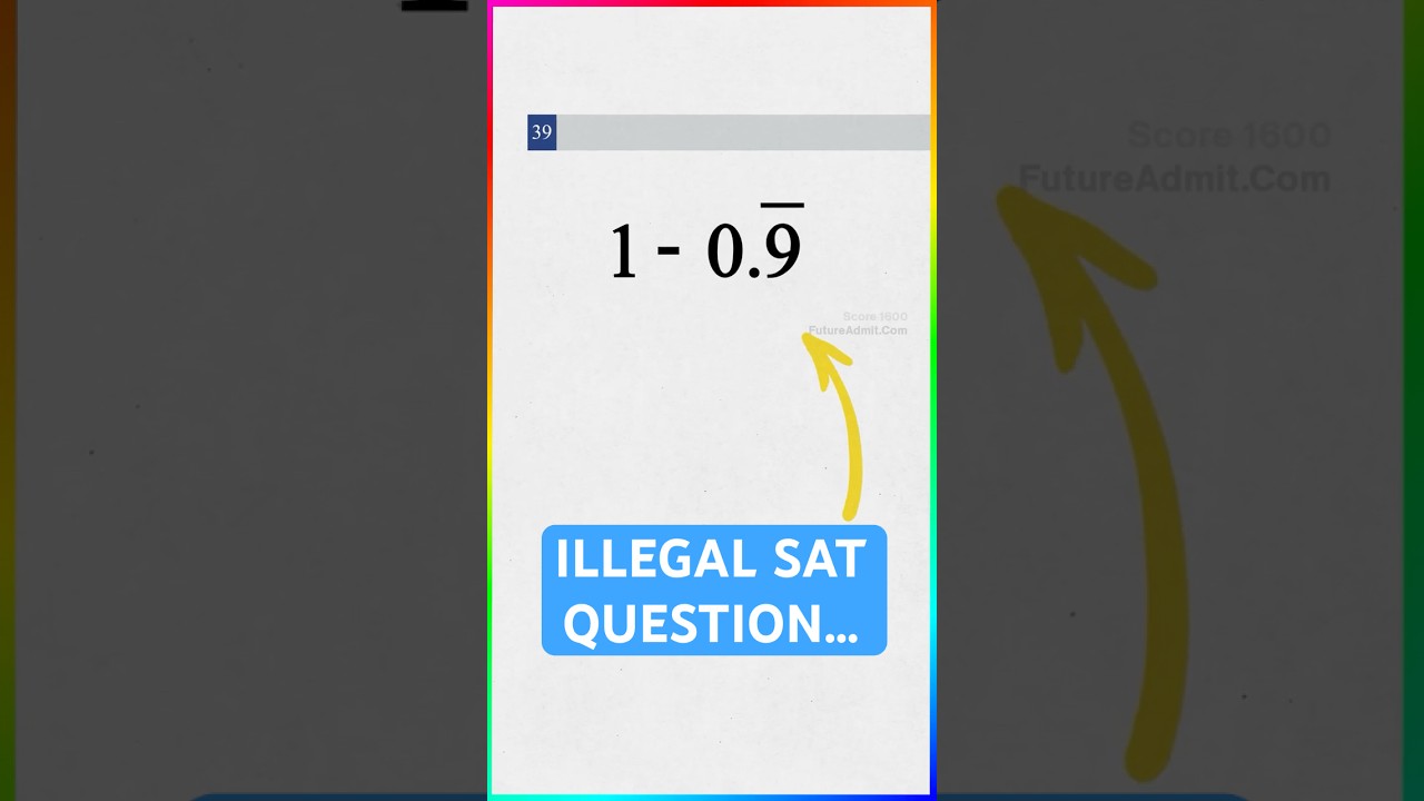 The most illegal SAT question