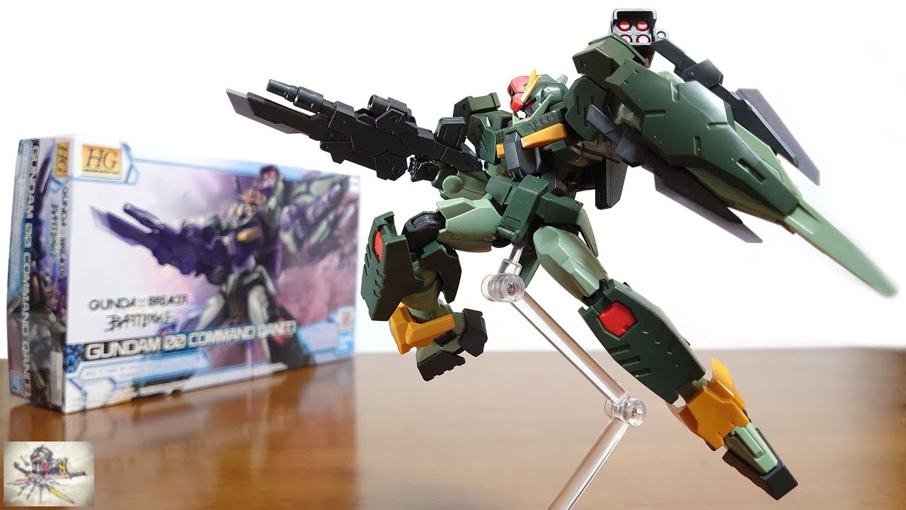 （コマンドソードやアームズシールドを装備！コマンドガンダム要素を加えたクアンタ！）HG 1/144 ガンダムダブルオーコマンドクアンタ　レビュー