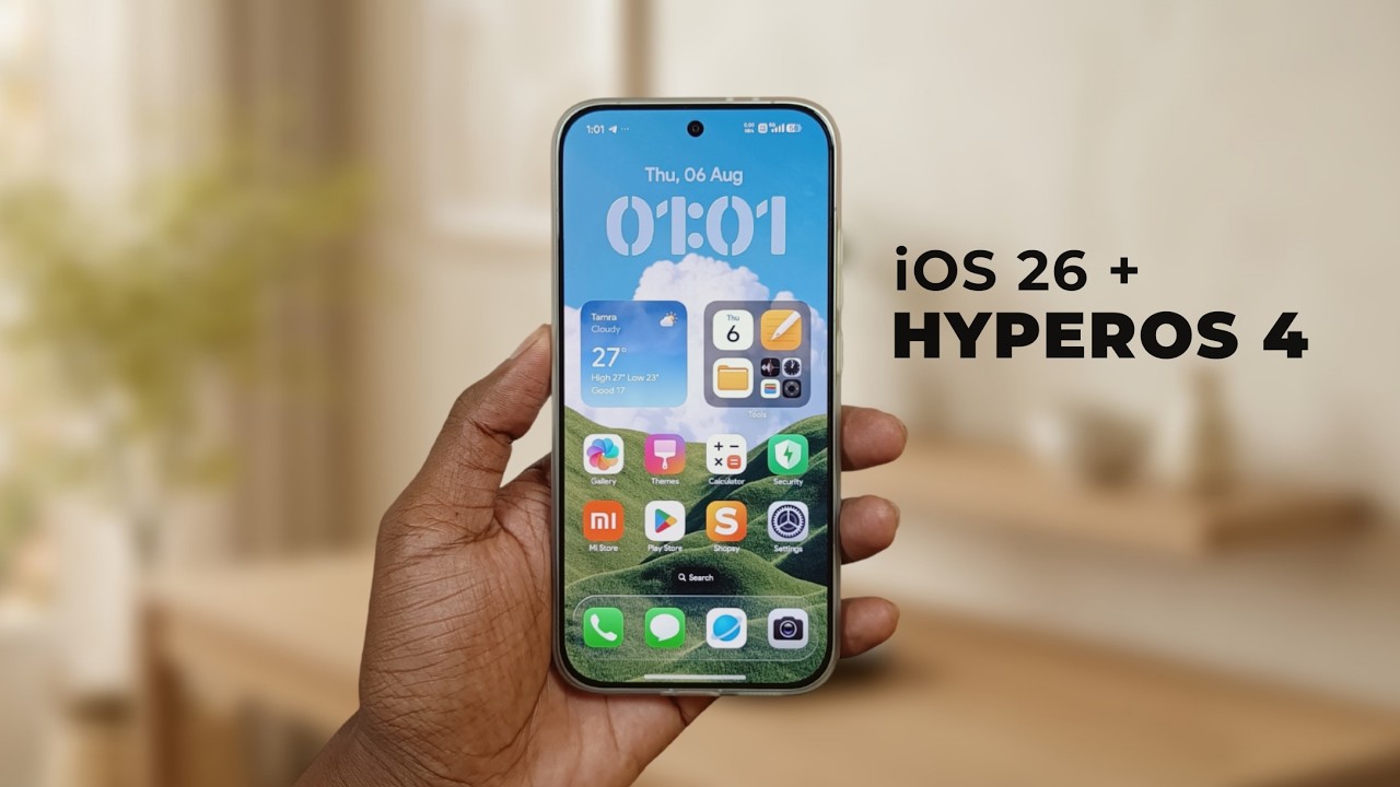 Transform Your Xiaomi with iOS 26 + HyperOS 4 Liquid Glass Theme!