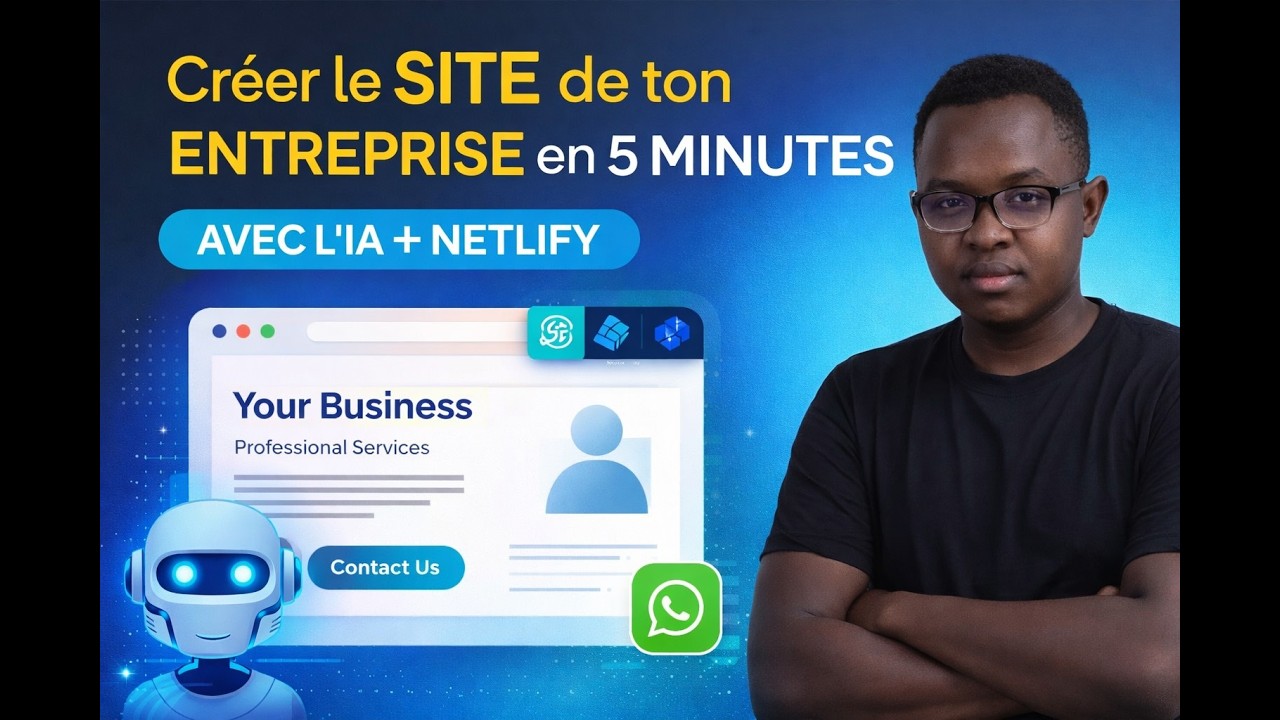 Créer le site de ton entreprise en 5 minutes avec l’IA (hébergement gratuit)