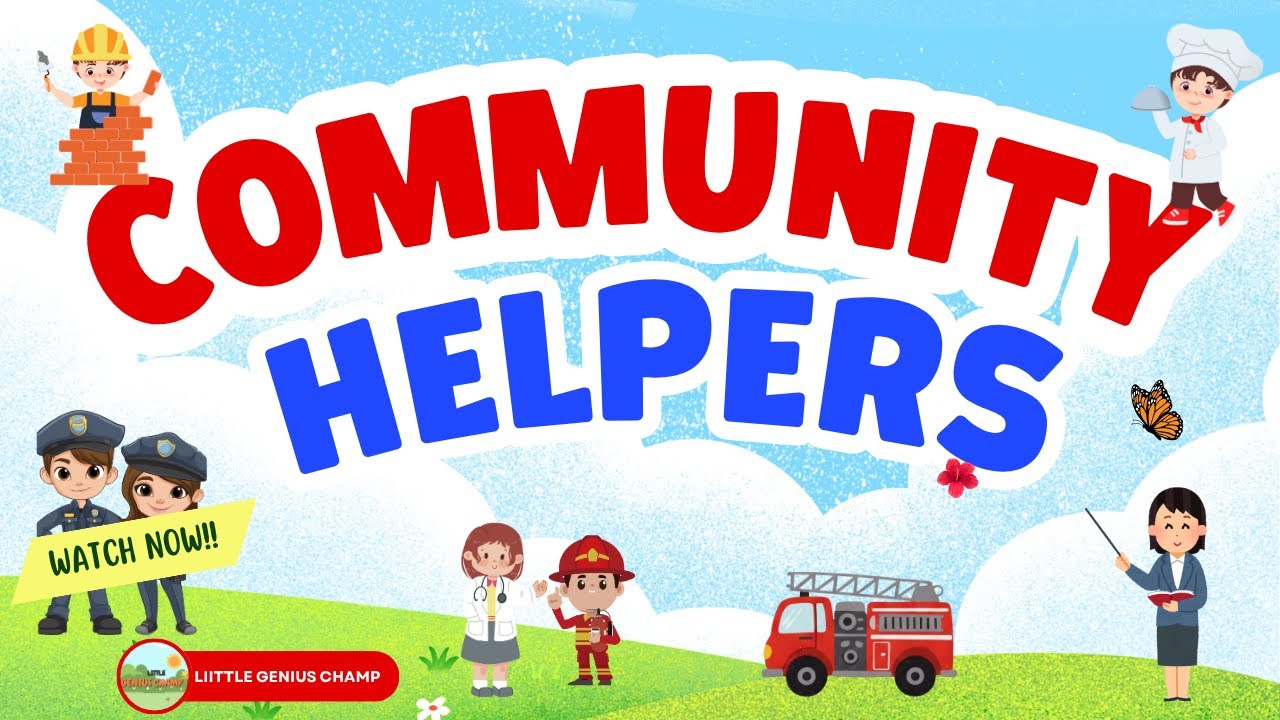 COMMUNITY HELPERS Song for Kids | Learn Who Helps Us!