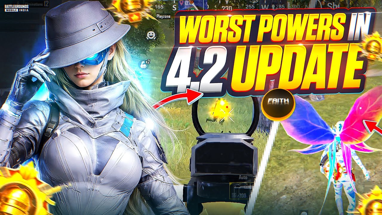 PUSH CONQUEROR IN 4.2 UPDATE ❓️ 3 STREAMERS VS FAITH ‼️ FASTEST 1V4 OF 4.2 UPDATE BGMI