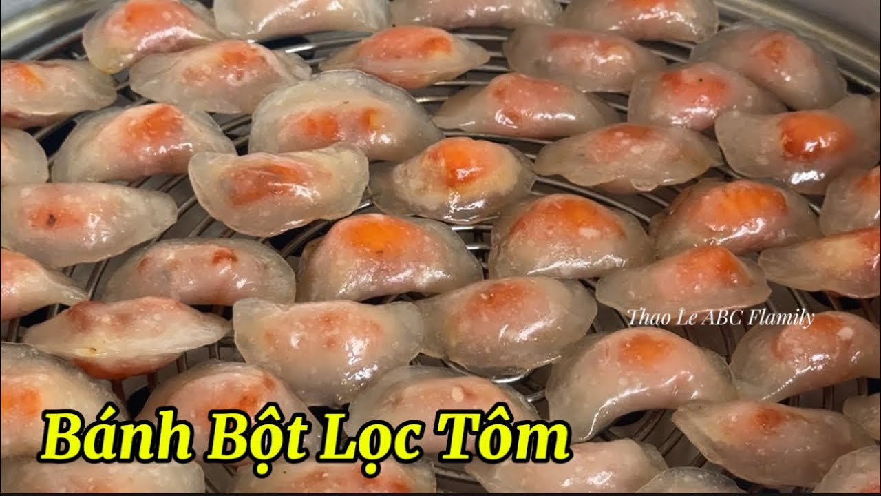 Cách Làm Bánh Bột Lọc Tôm đơn giản - Thêm nguyên liệu này vỏ bánh trong veo I Thao Le ABC Family