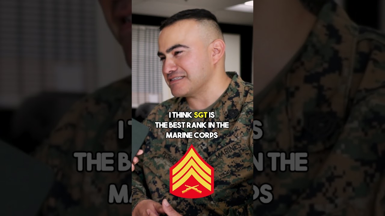 Is Sgt The Best Rank In The Military? #military #marine #army #navy #airforce #shorts