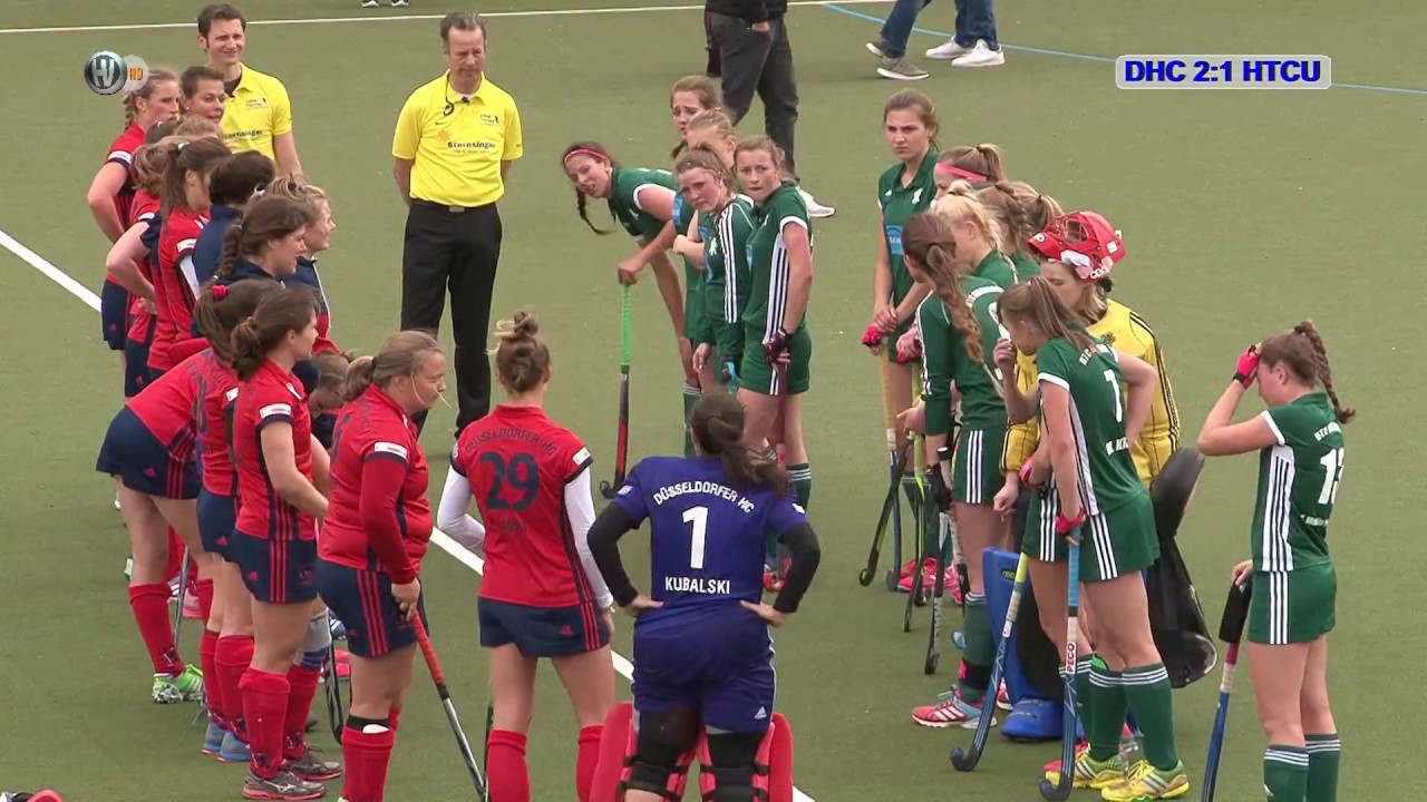 1. Feldhockey-Bundesliga Damen DHC vs. HTCU 22.04.2017 Highlights