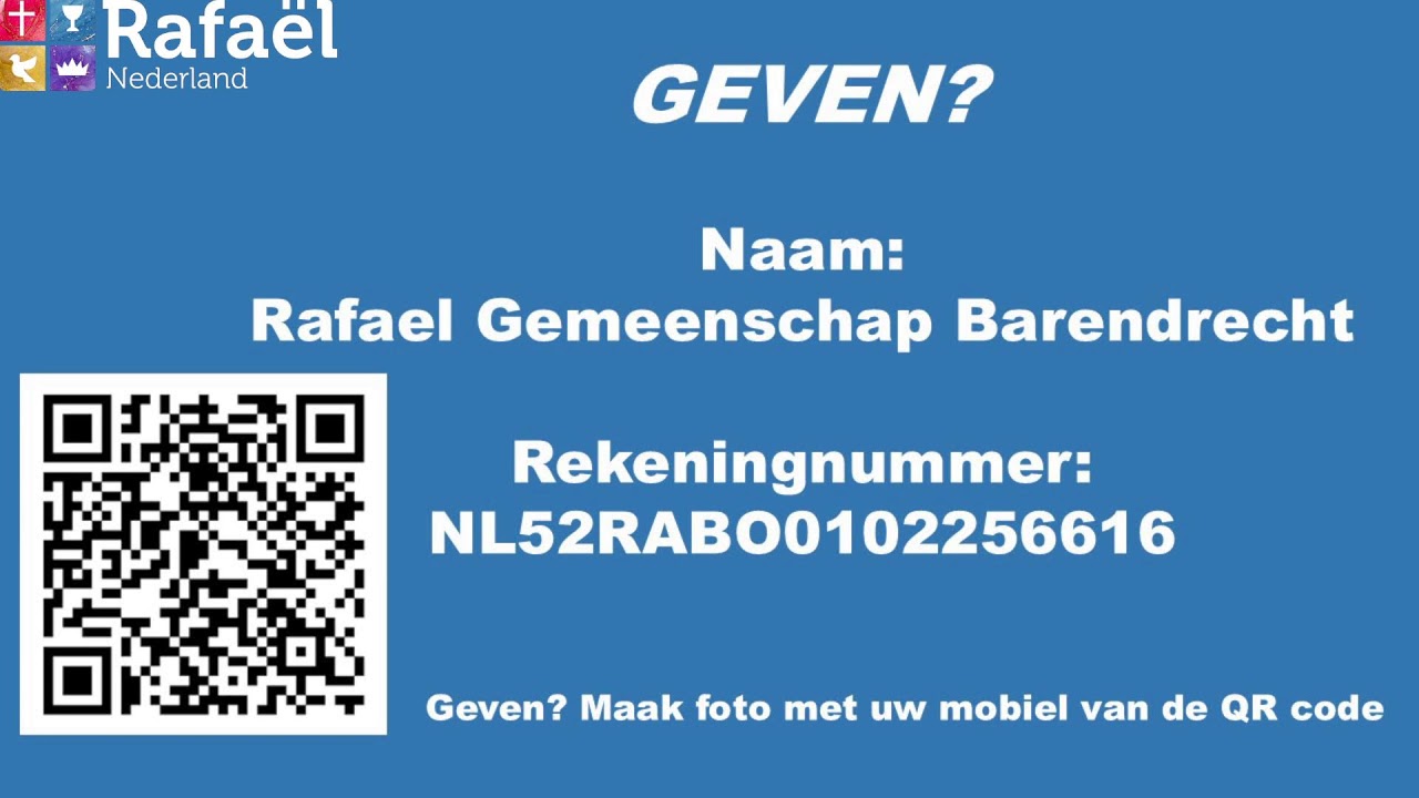 Dienst Rafael Barendrecht Waterport W4C 1 maart 2026 - 10:30u