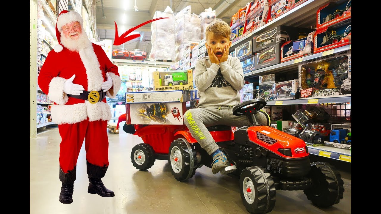 S-a ÎNTÂLNIT cu MOȘ CRACIUN în MAGAZIN? Există MOȘ CRĂCIUN?