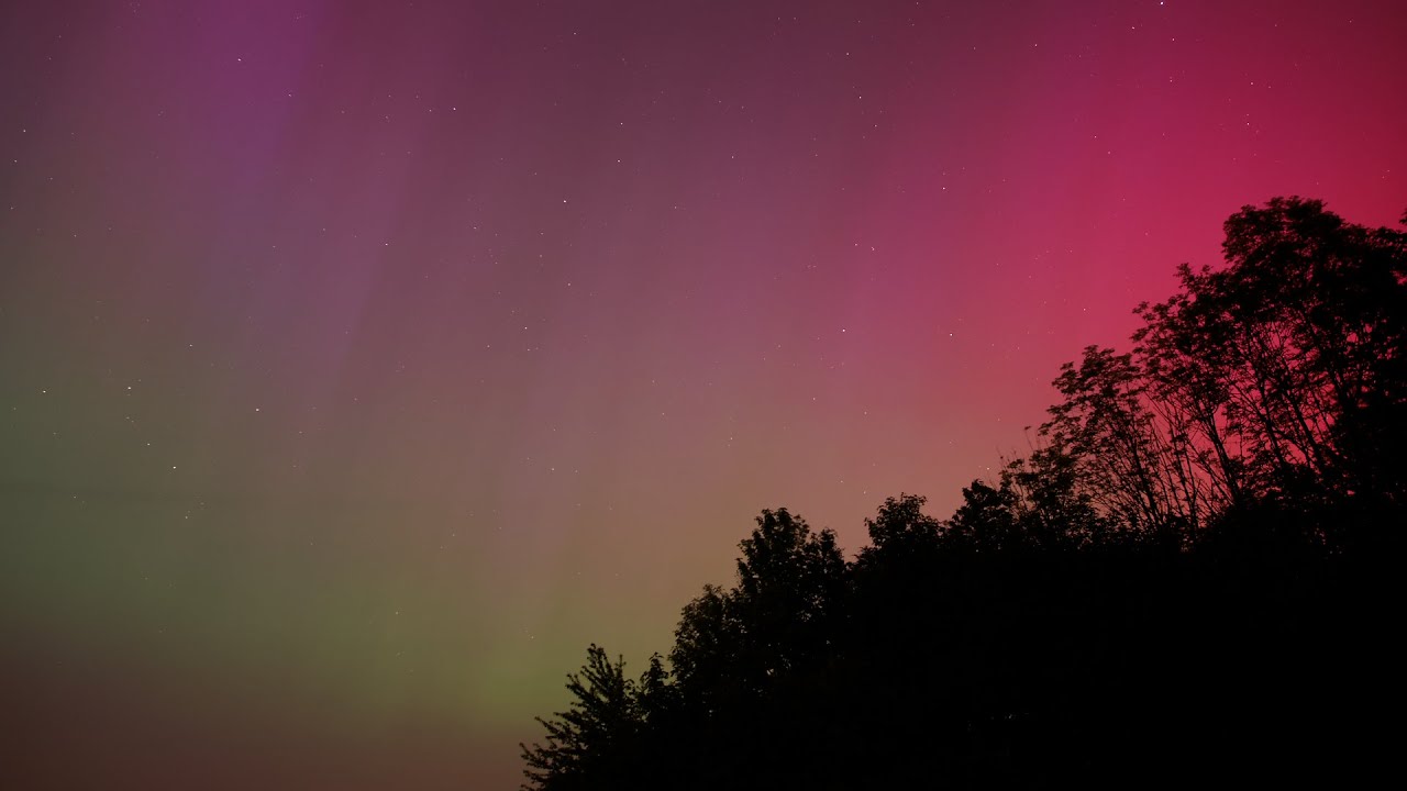 Polarlichter über Deutschland
