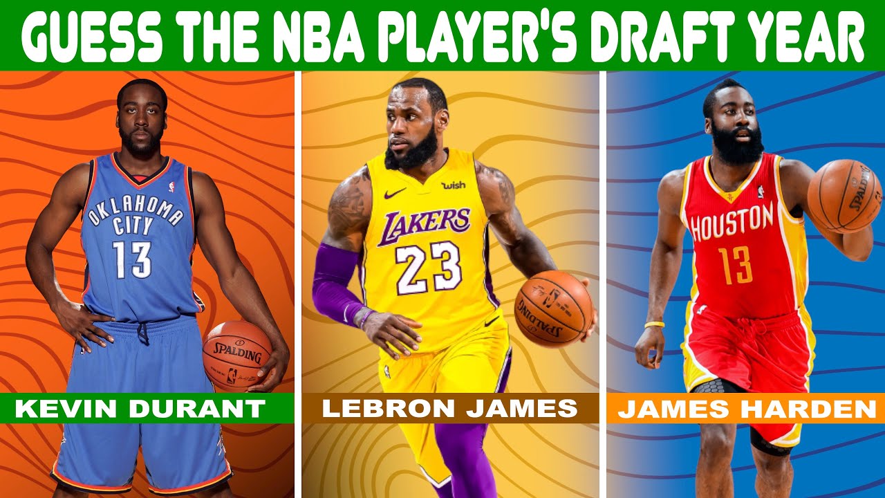 Guess the NBA Player's Draft Year 🏀 Can You Identify When They Were Chosen? | Draft Quiz Challenge