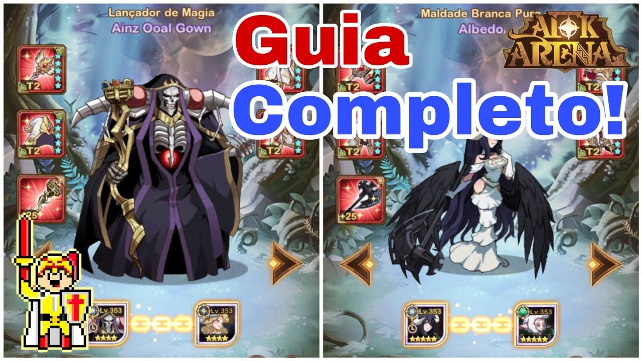 Ainz Ooal Gown E Albedo Estão Extremamente Poderosos! Guia Completo Dos Novos Heróis Dimensionais!