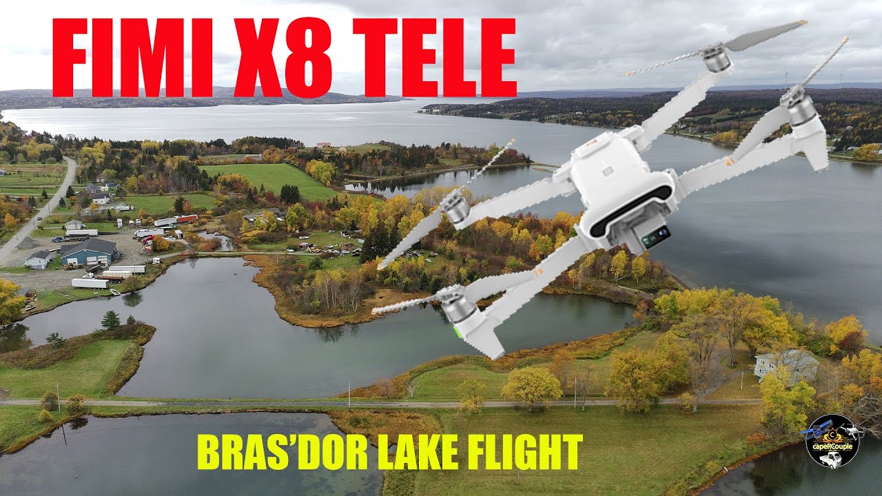 Полет на Fimi X8 Tele над озером Брасдор