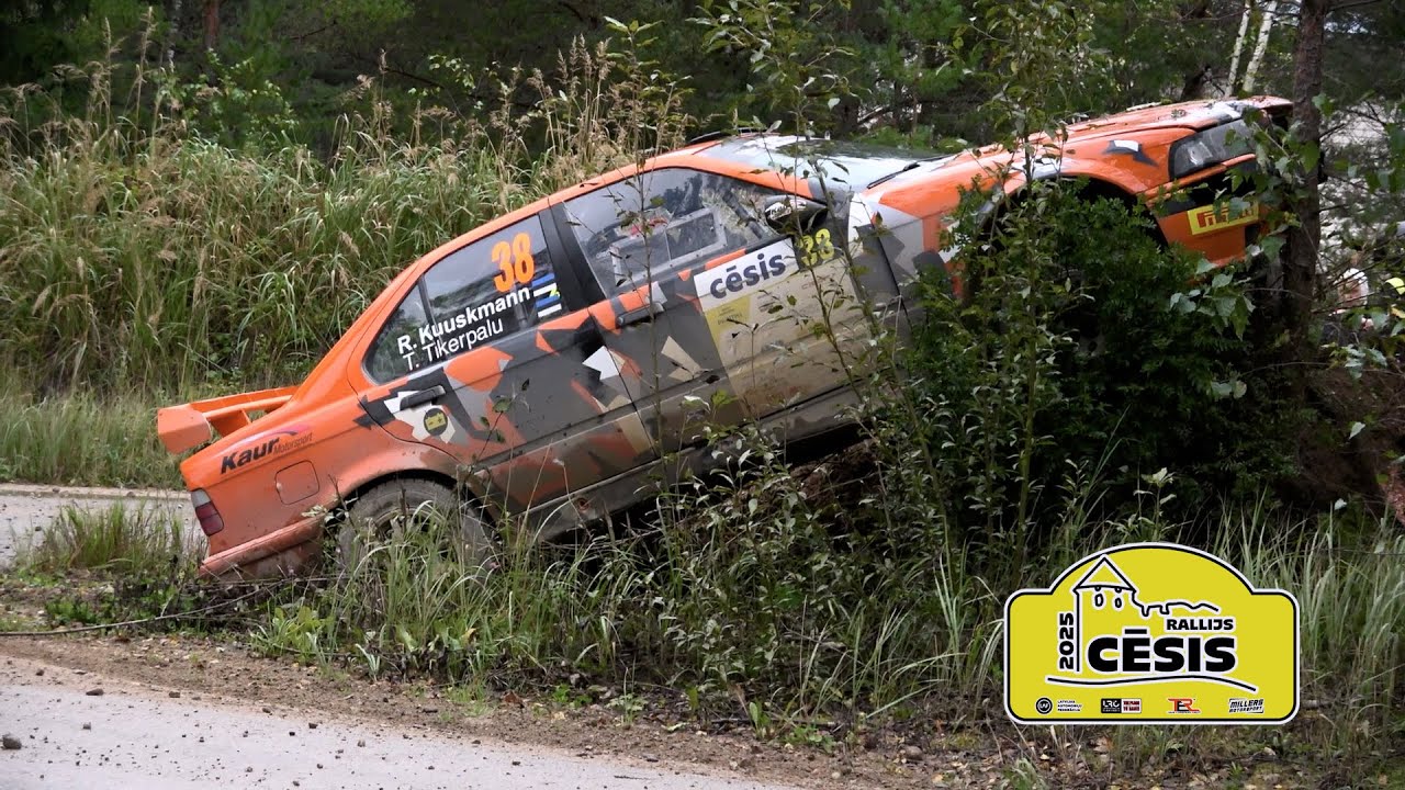 Rally Cēsis 2025 Actions/Crashes