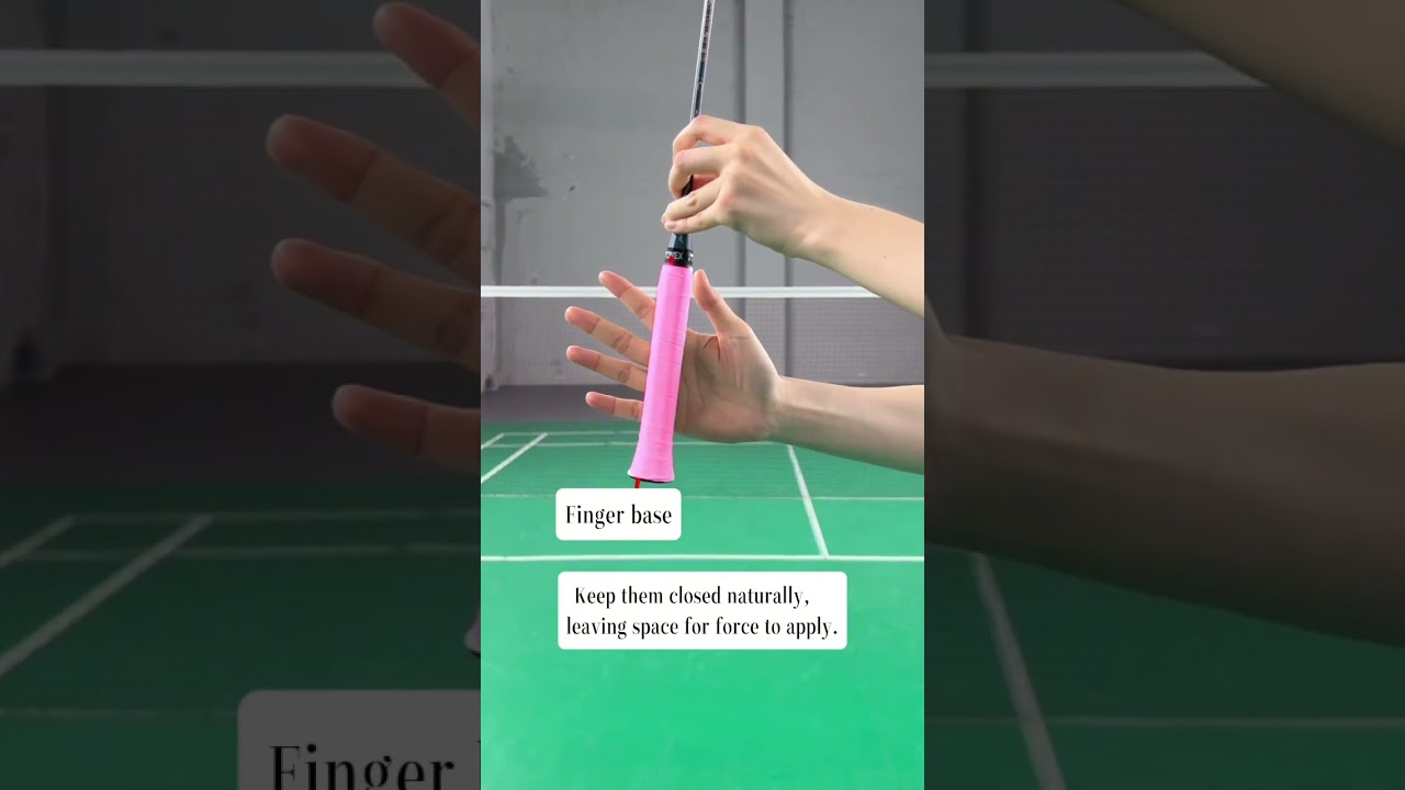 Holding the racket correctly will increase power #badminton #badmintolovers