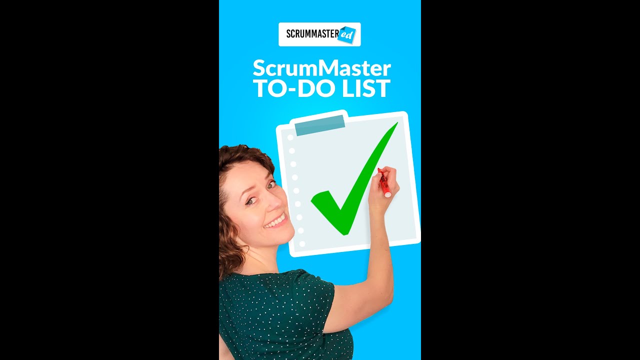 Scrum Master TO-DO before Sprint Planning ✅