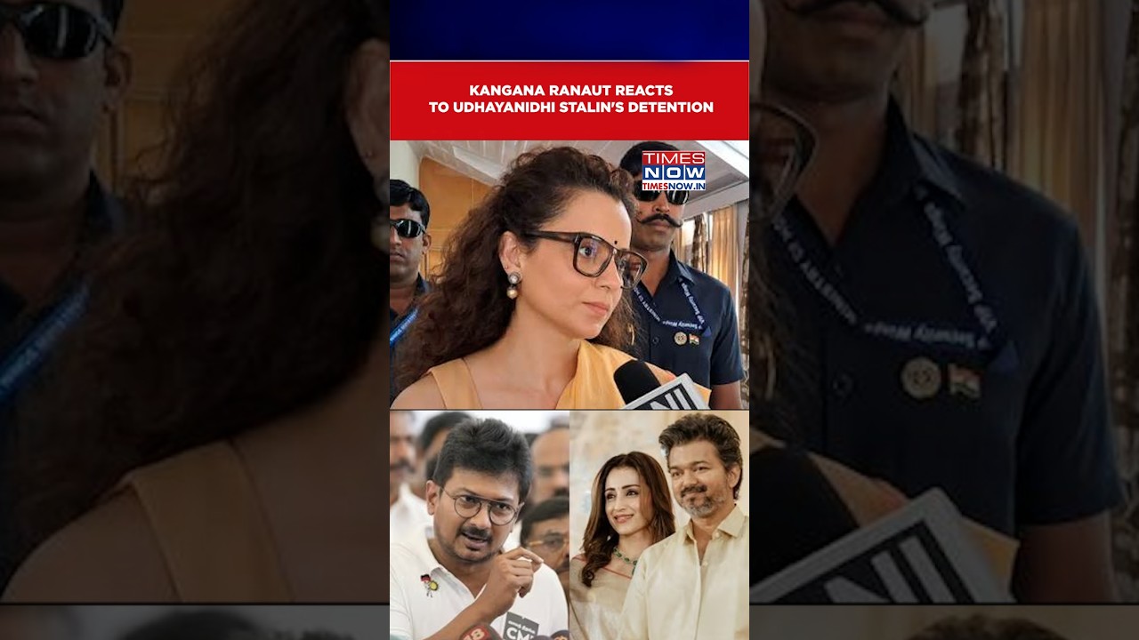 Kangana Ranaut Backs Udhayanidhi Stalin's Detention, Calls It 'Good Precedent' | Trisha Remark Row