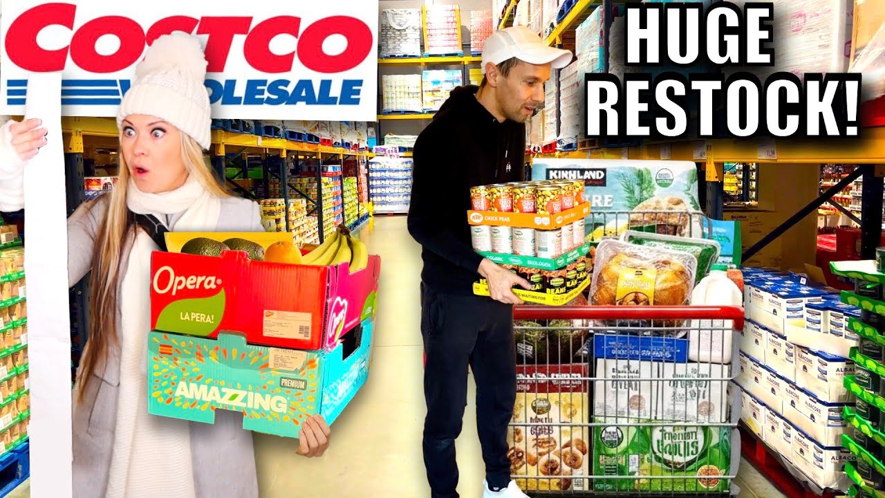 HUGE COSTCO NEW YEAR FOOD RESTOCK! Fantastic new finds!