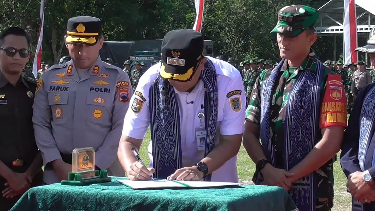TMMD Resmi ditutup Dandim dan Bupati Klaten