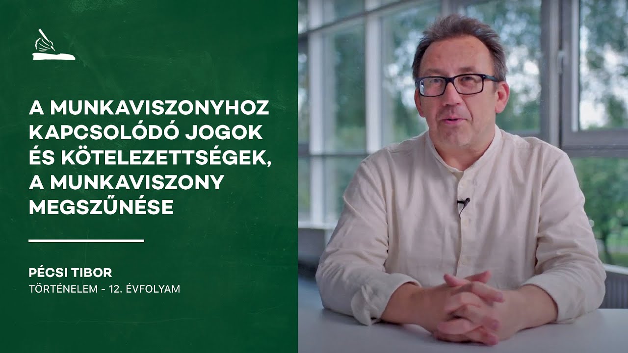 A munkaviszonyhoz kapcsolódó jogok és kötelezettségek, a munkaviszony megszűnése | Pécsi Tibor