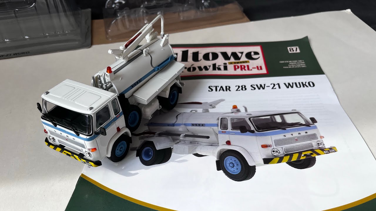 Star 28 SW-21 WUKO Kultowe ciężarówki z epoki PRL-u Unboxing 1/43 diecast model by DeAgostini