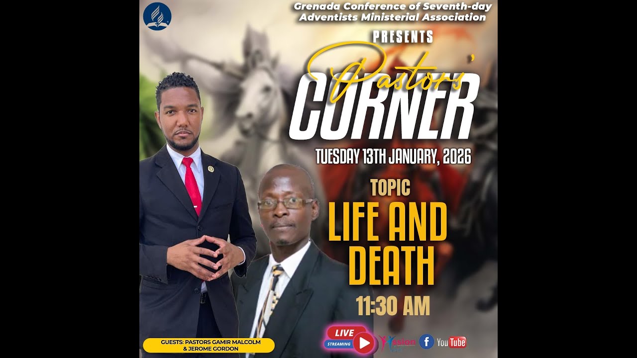Pastors' Corner || Live And Death || Tuesday January 13 , 2026