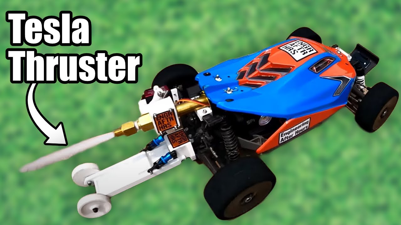 I Put a Cold Gas Thruster on my RC Rocket Car
