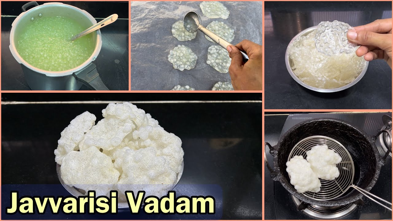 வெயில் இருக்கும்போதே ஜவ்வரிசி வடாம் ஈஸியாக செய்யலாம் | Javvarisi Vadam | Vadagam | Sabudana papad