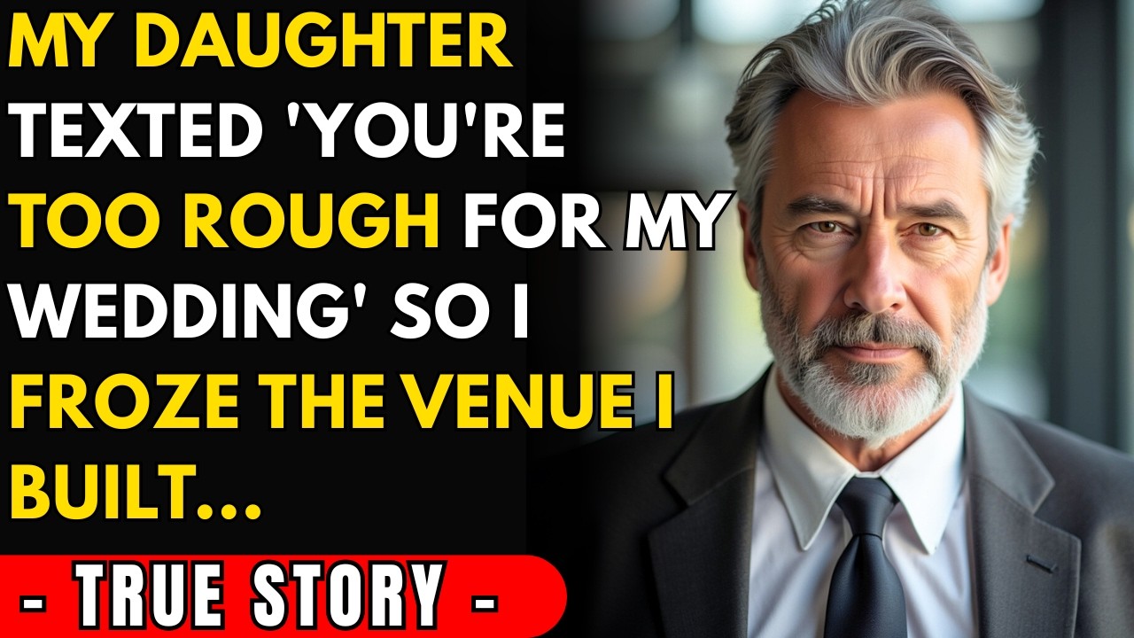 My Daughter Texted 'You're Too Rough For My Wedding,' So I Froze The Venue!