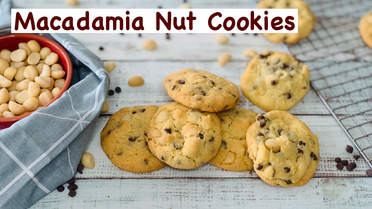 How to make Macadamia Nut Chocolate Chip Cookies | Homemade cookies with Macadamia Nuts | Cookies