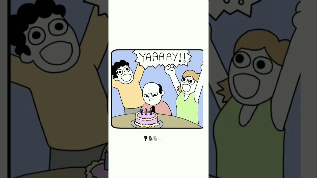 Funny Comics Strip about Birthday #shorts #funny #comics #memes #comedy #reality #life #sarcasm